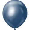 Premium Stora Latexballonger Chrome Navy (5-pack)