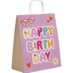 Presentpåsar Happy Birthday Boho Girlz 6-pack