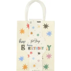 Presentpåsar Happy Birthday 6-pack