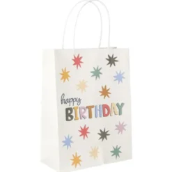 Presentpåsar Happy Birthday 6-pack