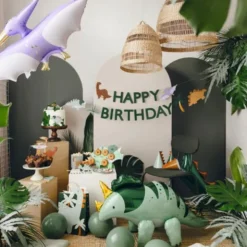 Presentpåse Dinosaurie Grön