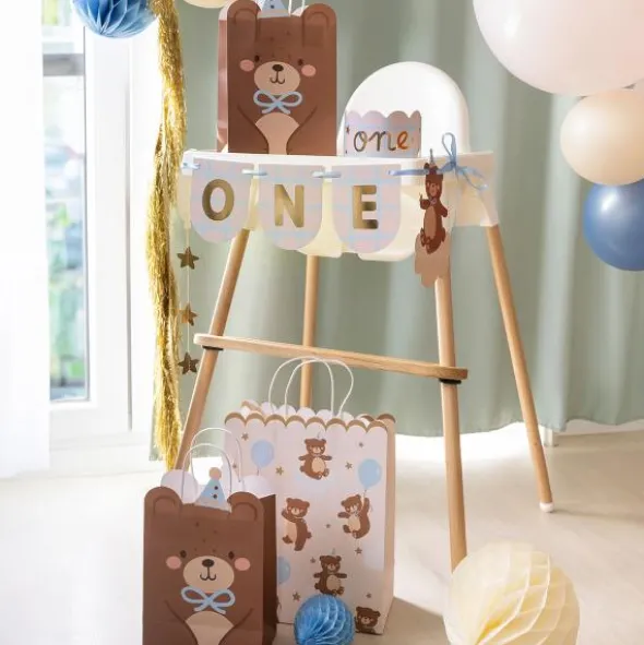 Presentpåse Teddybjörn med Stjärnor