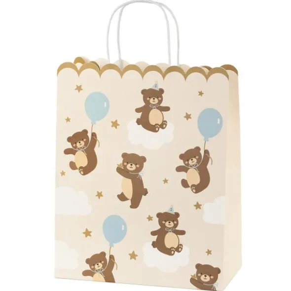 Presentpåse Teddybjörn med Stjärnor