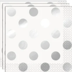 Prickiga Kaffeservetter Silver
