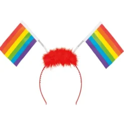 Pride Diadem med Regnbågsflaggor