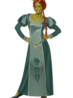 Prinsessan Fiona Maskeraddräkt (Medium (40-42))