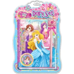 Prinsessdagbok med Stickers