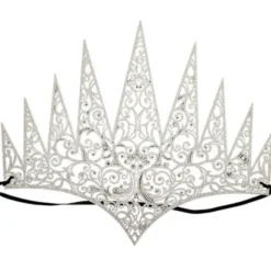 Prinsess Tiara Silver Glitter