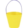 Påskhink Kaniner Gul/Lila 23 cm
