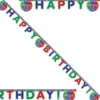 Pyjamashjältarna Happy Birthday Banderoll