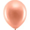 Rainbow Latexballonger Metallic Roséguld 100-pack