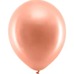 Rainbow Latexballonger Metallic Roséguld