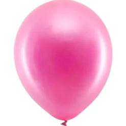 Rainbow Latexballonger Metallic Fuchsia