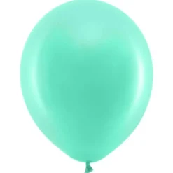 Rainbow Latexballonger Mintgröna 100-pack