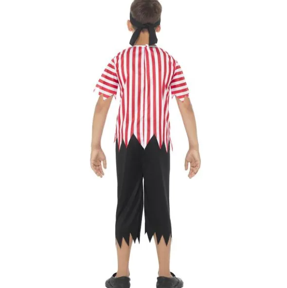 Randig Piratdräkt Barn (4-6 år (115-128 cm))