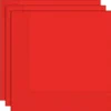 Röda Servetter Solid Color