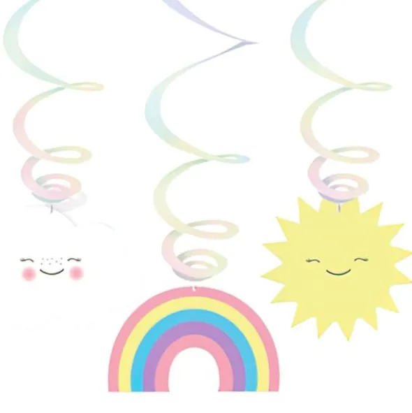 Regnbåge Hängande Swirls