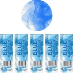 Rökbomb Blå 11,5 cm 5-pack