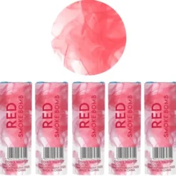 Rökbomb Röd 11,5 cm 5-pack