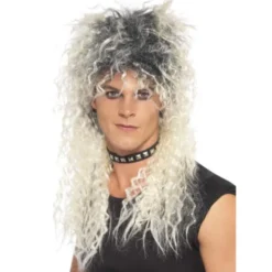 Rock Peruk Svart/Blond
