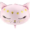 Rosa Katt Folieballong