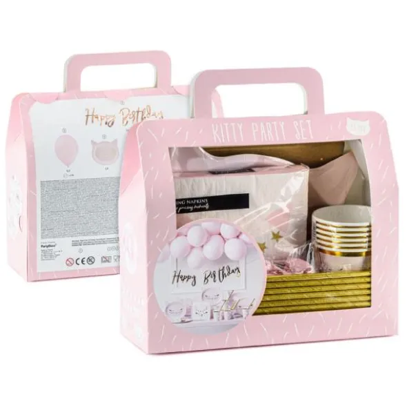 Rosa Katt Kalas Kit