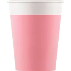 Rosa Pappmuggar Solid Color