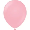 Rosa Stora Standard Latexballonger Flamingo Pink (5-pack)