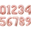 Roséguld Sifferballong (Siffra 0)