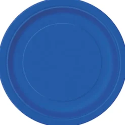 Royalblå Papptallrikar
