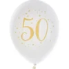 50 Års Ballonger Stjärnor