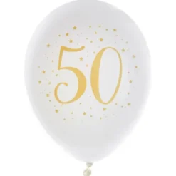 50 Års Ballonger Stjärnor