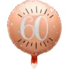 60 Års Folieballong Birthday Party Roseguld