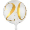20 Års Folieballong Stjärnor