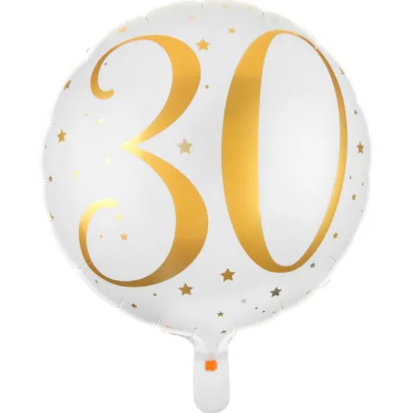 30 Års Folieballong Stjärnor