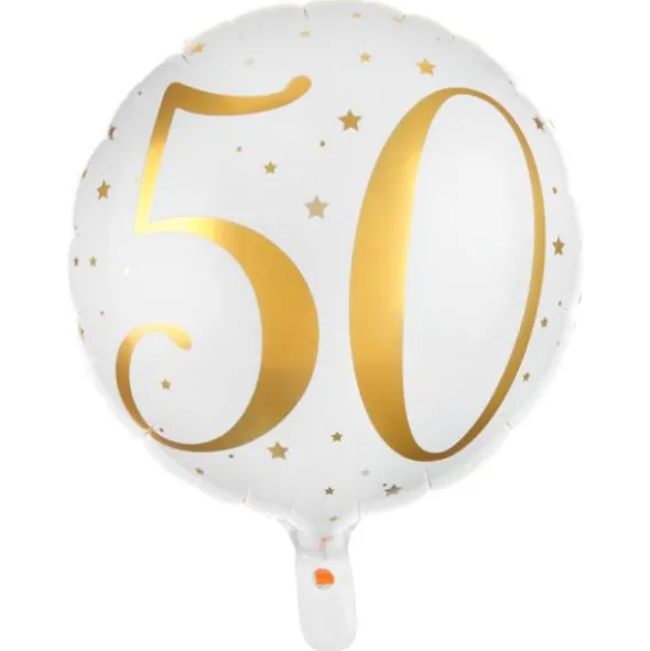 50 Års Folieballong Stjärnor