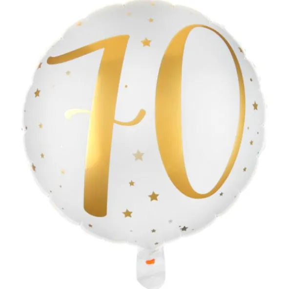 70 Års Folieballong Stjärnor