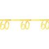 60 års Girlang Metallic Guld