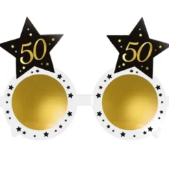 50-års Glasögon med Stjärnor