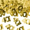40-års Konfetti Metallic Guld