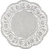 Runda Tårtpapper Silver 21 cm