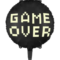 Rund Folieballong Game Over