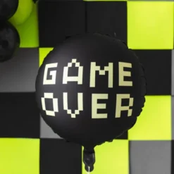 Rund Folieballong Game Over