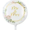 Rund Folieballong Mr & Mrs 46 cm