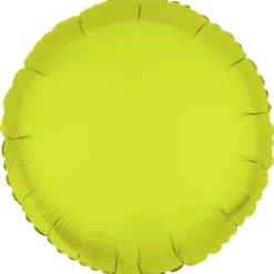 Rund Folieballong Neongul
