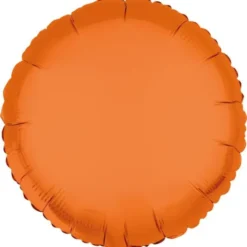 Rund Folieballong Neonorange
