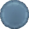 Rund Folieballong Satin Blue Jeans