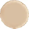 Rund Folieballong Satin Cream
