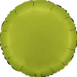 Rund Folieballong Satin Matcha Latte