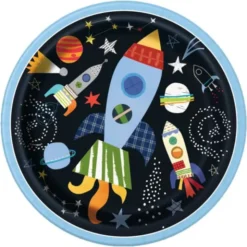 Rymden Papptallrikar Outer Space
